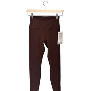 Lululemon Align HR leggings size 6 Lava Cake 28” New with tags Authentic